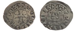 Philippe IV - Denier Tournois à l'0 long