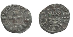 Philippe IV - Obole Tournois à l'O rond (var croissant)