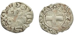 Louis VII - Denier Parisis 3ème type var