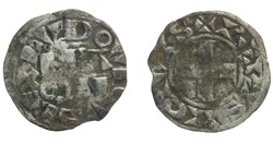 Louis VII - Obole parisis 3ème type