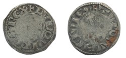 Louis IX - Denier Tournois (rare variante)