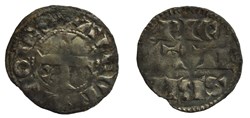 Alphonse de France - Denier de type Poitevin