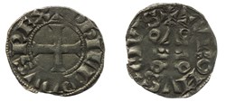 Philippe IV - Denier Tournois à l'O rond var