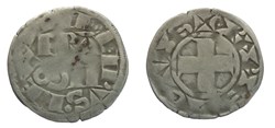 Philippe II - Denier Paris (var)