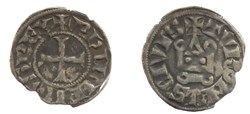 Philippe IV - Denier Tournois à l'O rond