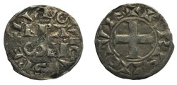 Louis VII - Denier parisis 4ème type