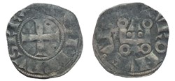 Philippe IV - Denier Tournois à l'O rond