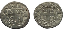Philippe II - Denier Arras 2ème type