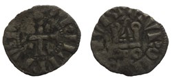 Philippe IV - Obole Tournois à l'O rond (fautée)