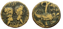 Dupondius de Nîmes 3ème type