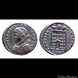 Constantius II Caesar - AE Follis réduit - PROVIDENTIAE CAESS - Trier