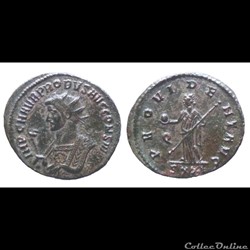 Probus - AE aurelianus - CONS III - PROVIDENT AVG - Ticinum