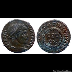 Constantinus - Ae Follis réduit - VOT XX - Rome