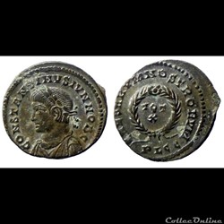 Constantin II César - AE Follis réduit - CAESARVM NOSTRORVM - Lyon