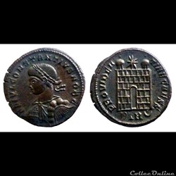 Constantius II - Ae Follis réduit - PROVIDENTIAE CAESS  - Trier