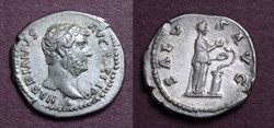 Hadrian Denarius, RIC II, 267(a)