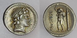 L.CENSOR - Denarius, Crawford 363/1d