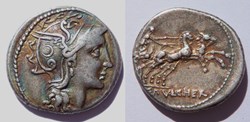 C.PVLCHER - Denarius, RRC 300/1