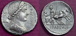 L. Farsuleius Mensor. Denarius RRC 392/1b