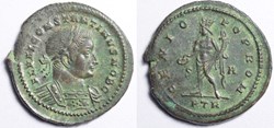 Summer AD 307, Constantine I nummus of Trier.