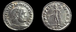 305-307 CE, Galerius, Genio, mint of Heraclea