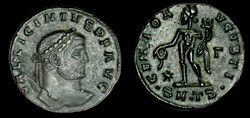 308-310 CE, Licinius, GENIO AUGUSTI, Thessalonica mint