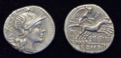 C TITINI XVI - Denarius, Crawford 226/1b