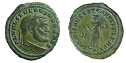 305-306 CE, Severus II Follis of Carthage