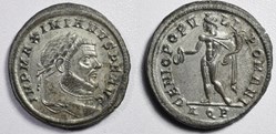 297-298 CE, Maximianus, Genio, Aquileia mint