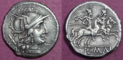 Crawford 53/2 Denarius Group 8 (Tall X)