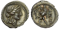 Julius Caesar Late 47-46 BC. RRC 458/1/3b