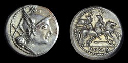 Caduceus series (later), Denarius, Crawford 108/1