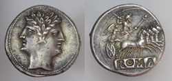 Crawford 30/1 Didrachm quadrigatus