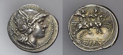Denarius, Crawford 54/1