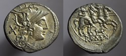 Sow Series denarius, RRC 121/2