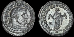 306 AD, Maxentius as Caesar, Carthage Mint RIC 51a