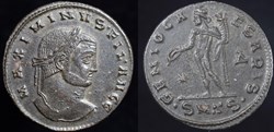 308 CE, Maximinus, FIL AVGG, Thessalonica mint