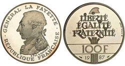 100 Francs Général La FAYETTE - 1987