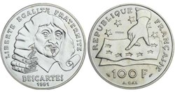 100 Francs DESCARTES - 1991