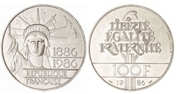 100 Francs STATUE DE LA LIBERTÉ - 1986