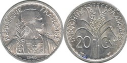 20 Centimes INDOCHINE - 1945