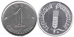 1 Centime EPI - 1968