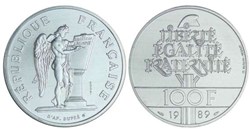 100 Francs DROITS DE L'HOMME - 1989