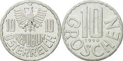10 groschen ARMOIRIES - 1990