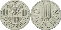 10 groschen ARMOIRIES - 1984
