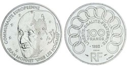 100 Francs JEAN MONNET - 1992