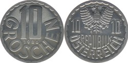 10 groschen ARMOIRIES - 1986