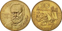10 Francs VICTOR HUGO - 1985