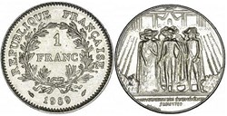 1 Franc commémorative Convocation des ETATS GENERAUX - 1989