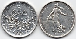 5 Francs SEMEUSE - 1964